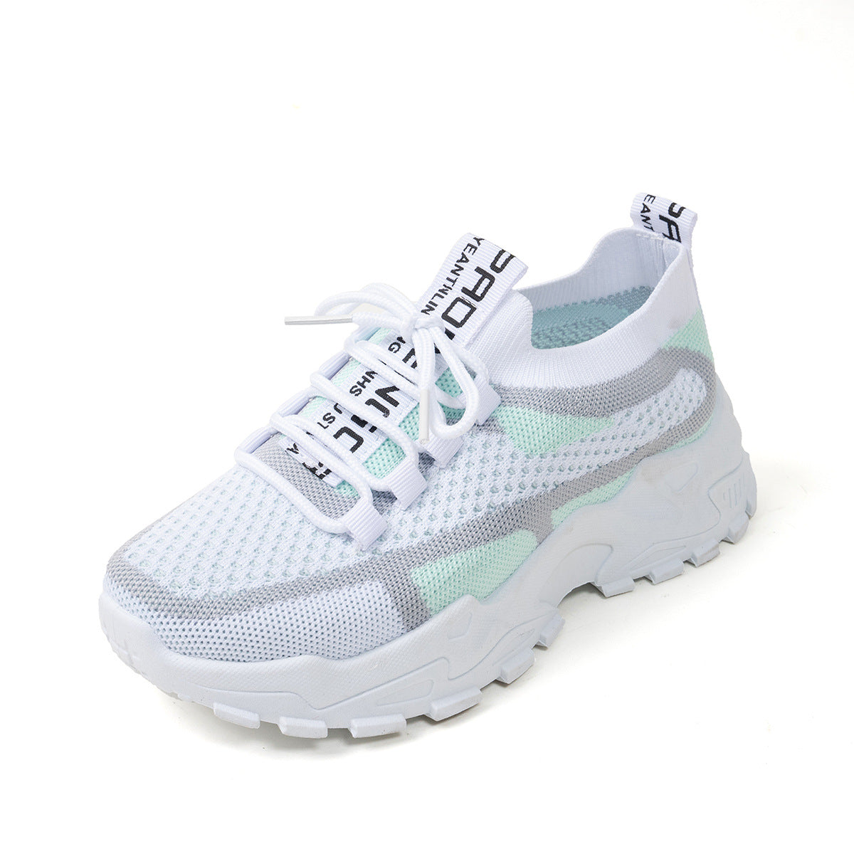 Women’s Flyknit Mesh Lace-Up Sneakers Sneakers