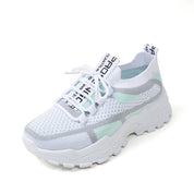 Women’s Flyknit Mesh Lace-Up Sneakers Sneakers