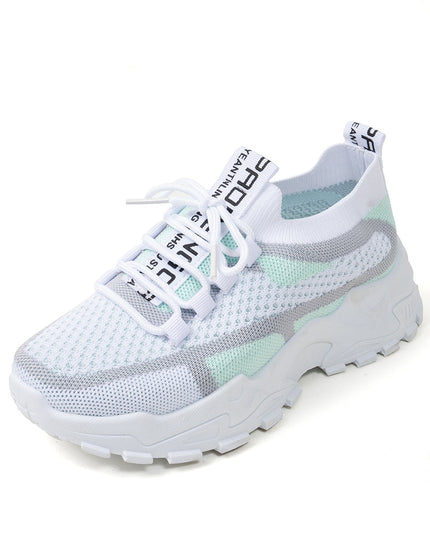 Women’s Flyknit Mesh Lace-Up Sneakers Sneakers