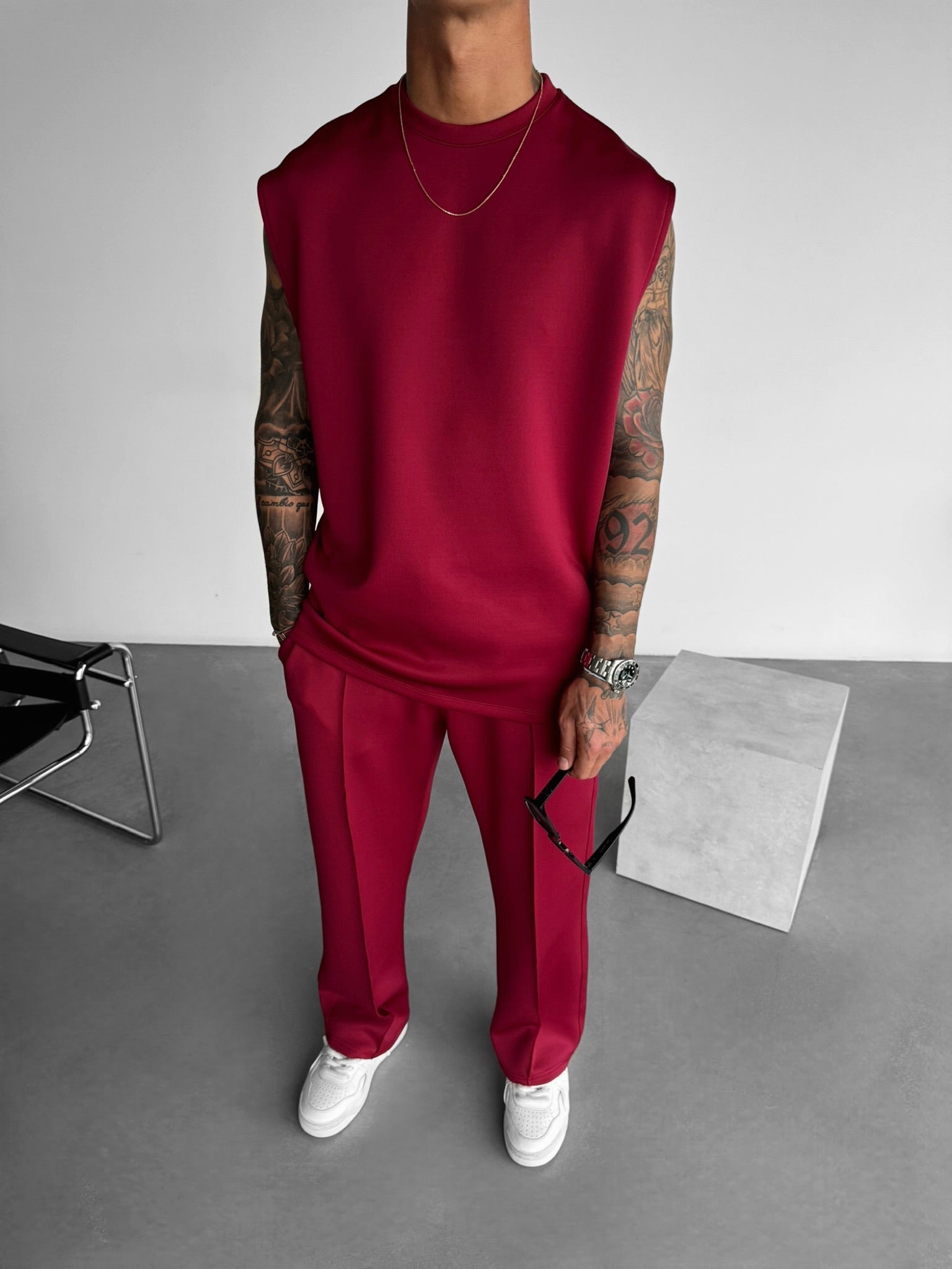 Two‑Piece Bamboo Lounge Set Men Set