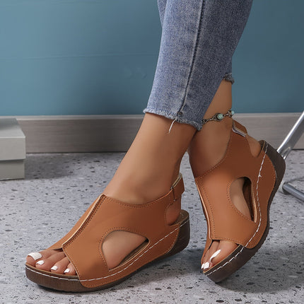 Comfortable Wedge Sandals Tanning Sandals