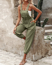 Eve | Cargo Overalls Green OVERALL