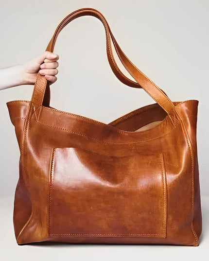 Aurelia | Vintage Leather Shoulder Bag Brown