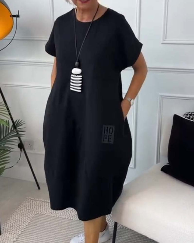 Ivy | Stylish Short-Sleeve Casual Dress Dresses