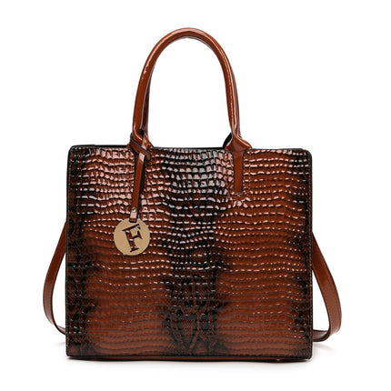 Women’s PU Leather Handheld Crossbody Bag Brown Crossbody Bag