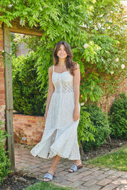 Zia™ | White Cannes Broderie Dress S Dresses