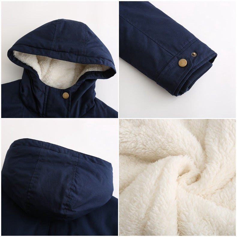 Insulated Fleece-Lined Winter Parka Jacket Winter Parka jacket