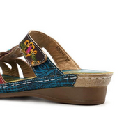 Orthopedic Lightweight Sandals With Handmade Prints Sandals