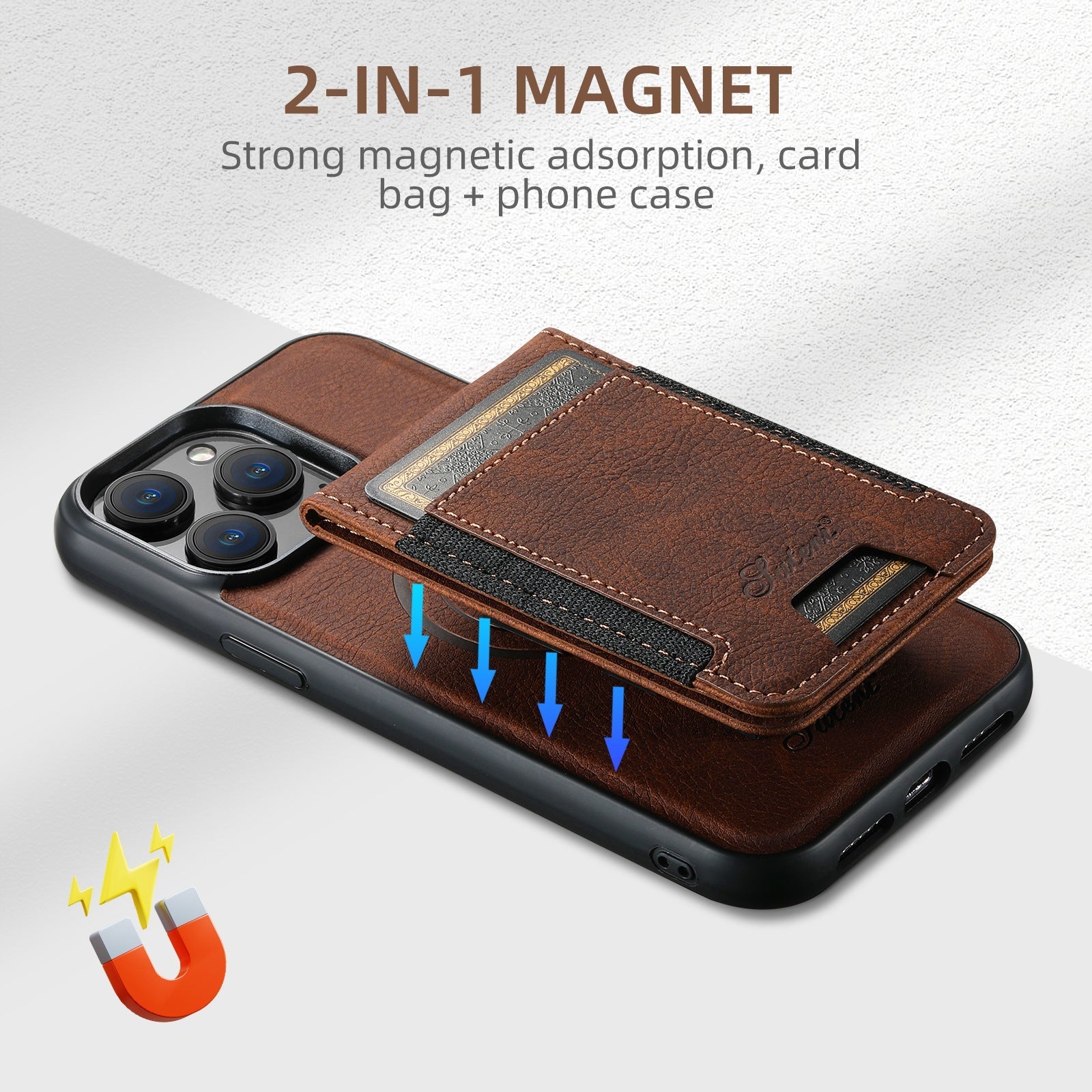 Luxury Leather Phone Case with Card Holder Phone Case