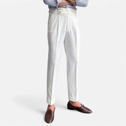Men’s High-Rise Tailored Trousers Pants