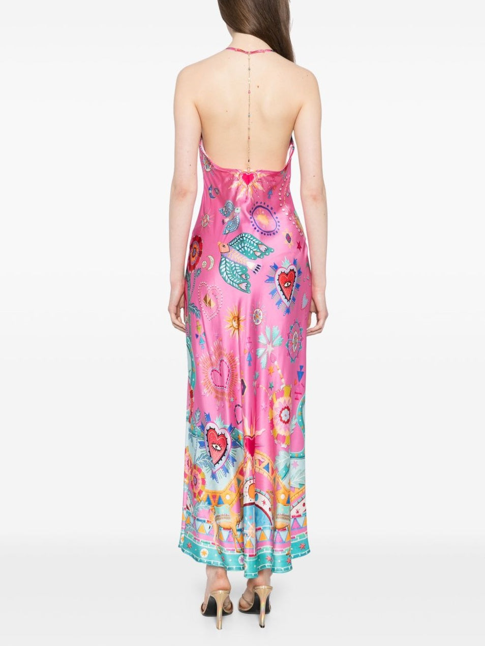 Chain Detail Slip Midi Dress Elegant & Versatile Dresses