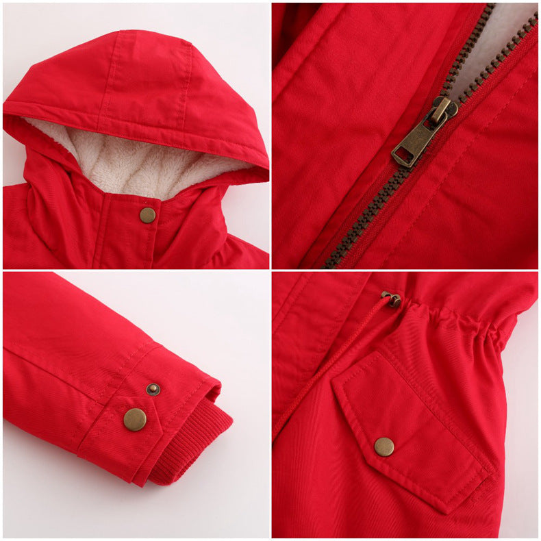 Insulated Fleece-Lined Winter Parka Jacket Winter Parka jacket