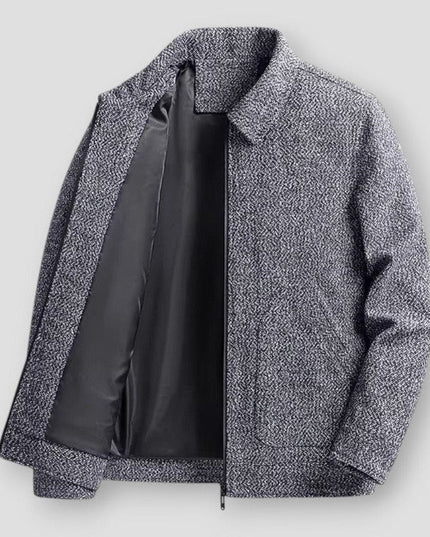Men's Premium Wool Jacket Grey Wool Jacket