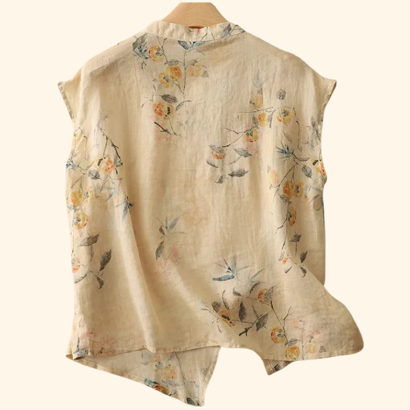 Amanda Linen Top Top
