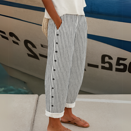 Emery | Chic Stylish Pants Black Trousers