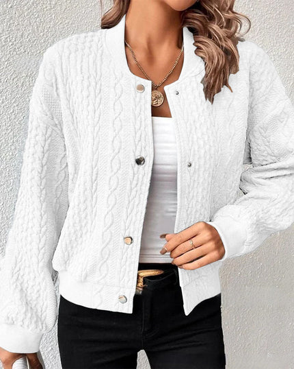 Audrey Knitted Cardigan White