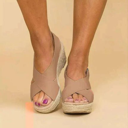 Léa Blanchet Orthopedic Fashion Sandals Beige Sandals