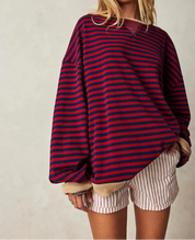 Amaya™ | Oversized Stripes Sweater Sweater