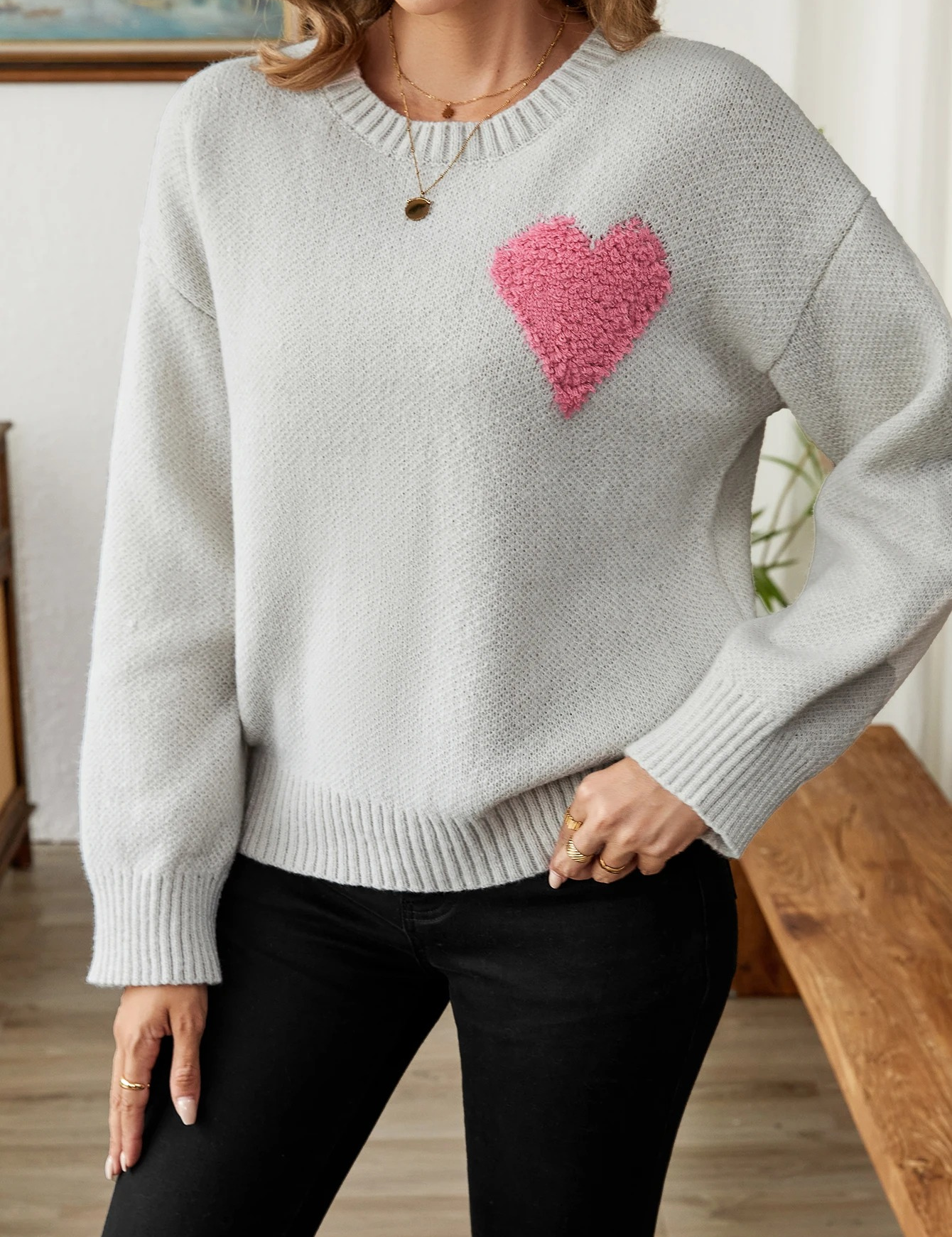 Love Sweater for Women Love Sweater
