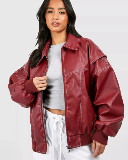 Women's Oversize leather jacket Jacket