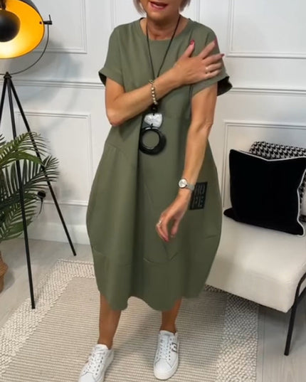 Ivy | Stylish Short-Sleeve Casual Dress Dresses
