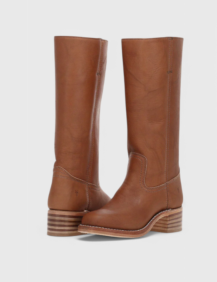 Grace Modern Classic Leather Boots – All-Season Comfort & Style Brown Boots