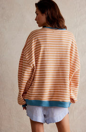 Amaya™ | Oversized Stripes Sweater Sweater