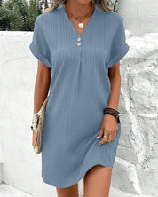 Kimmi | Elegant casual dress for any occasion Blue Dresses