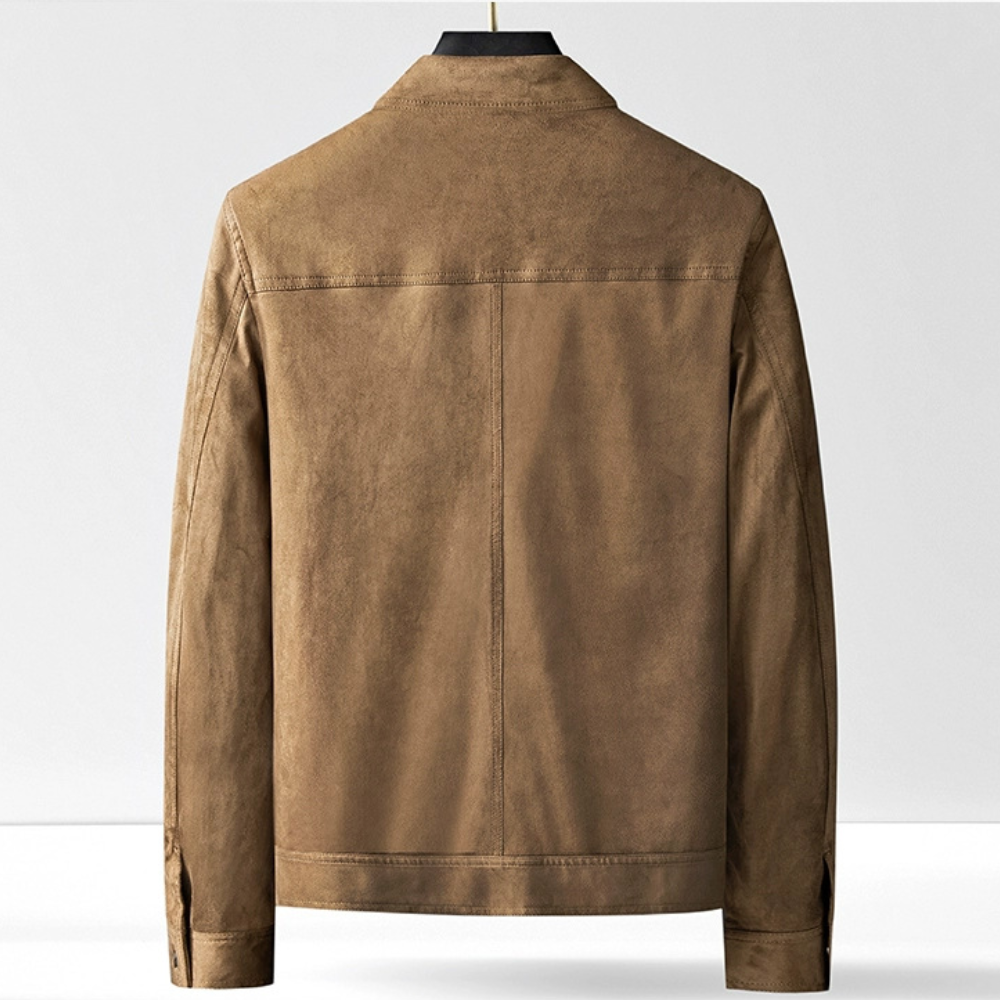 Frontier Suede Jacket – Rugged Chic Outerwear Men Jacket