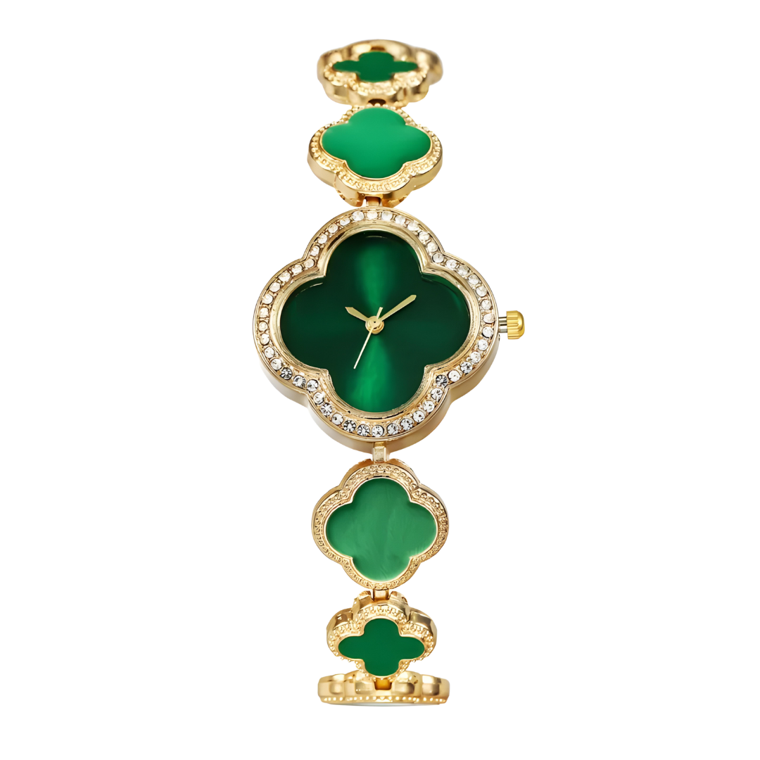 Lucky Clover Sparkle Watch Lucky Green Bracelets