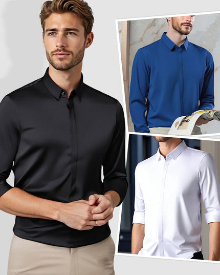 Edward | Premium Stretch-Fit Shirt Men Shirts