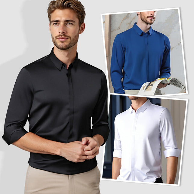 Edward | Premium Stretch-Fit Shirt Men Shirts