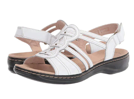 Women's Orthopedic Flat Sandals White Orthopedic Sandals