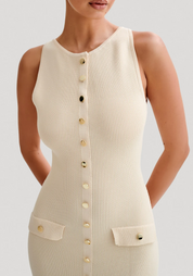 Kamelia™ | Elegant Knitted Dress Dresses