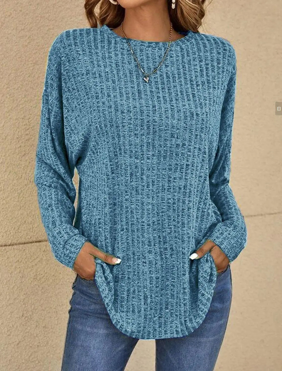 Avy | Casual Sweater Blue