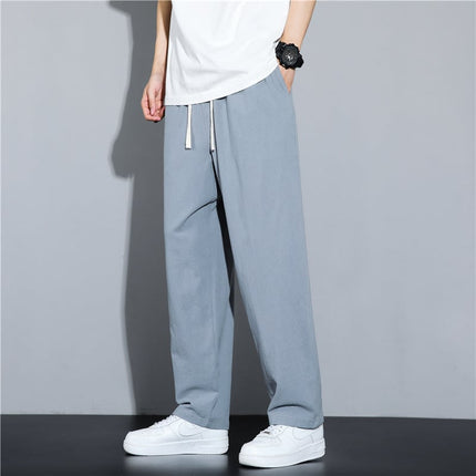 Paul | Casual linen trousers for men Light grey Pants