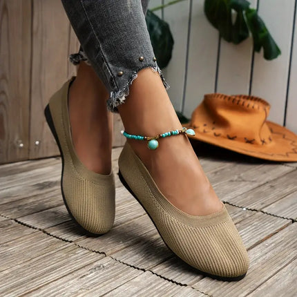 Luxe Breathable Non-Slip Shoes Khaki Shoes