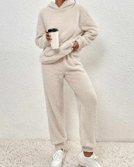 Ultra-Soft Teddy Fleece Lounge Set Loungewear