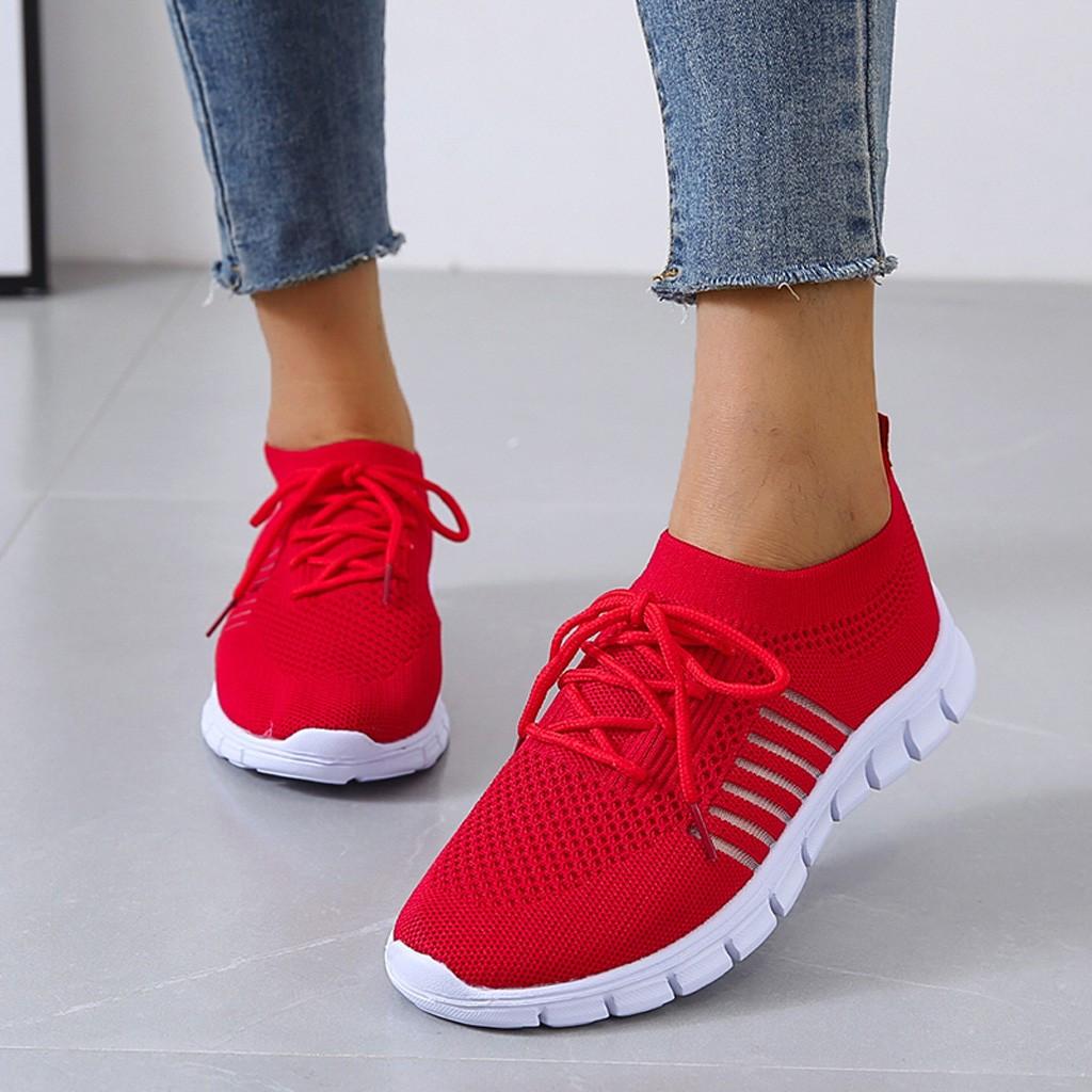 Orthogy Flex – Lightweight, Breathable Orthopedic Sneakers Red Shoes
