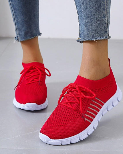 Orthogy Flex – Lightweight, Breathable Orthopedic Sneakers Red Shoes