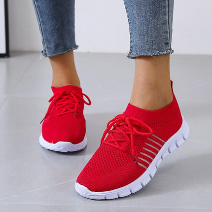 Orthogy Flex – Lightweight, Breathable Orthopedic Sneakers Red Shoes