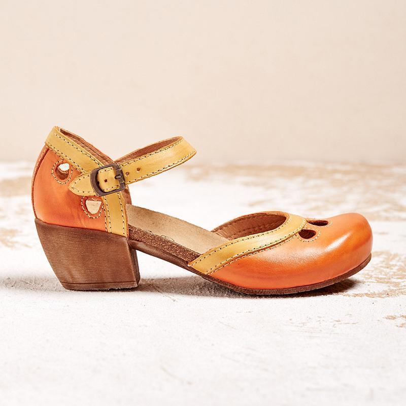Orthopedic Sandals with Low Heel Sandals
