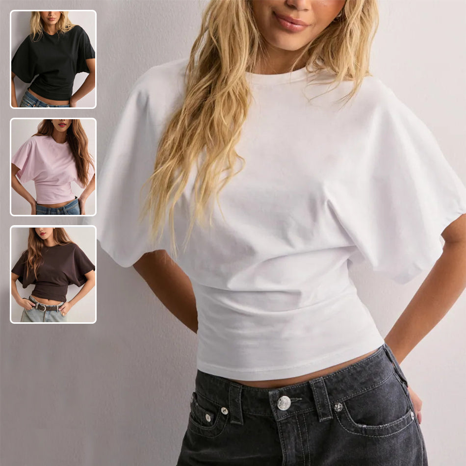 Women's Summer Batwing Sleeve T-Shirt T-Shirt