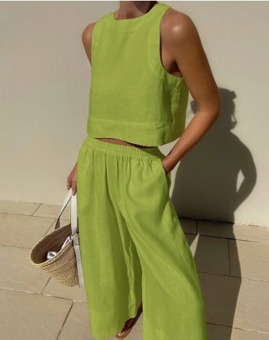 Vera | Two-piece set Green Kleding
