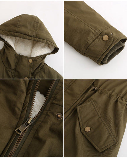 Insulated Fleece-Lined Winter Parka Jacket Winter Parka jacket