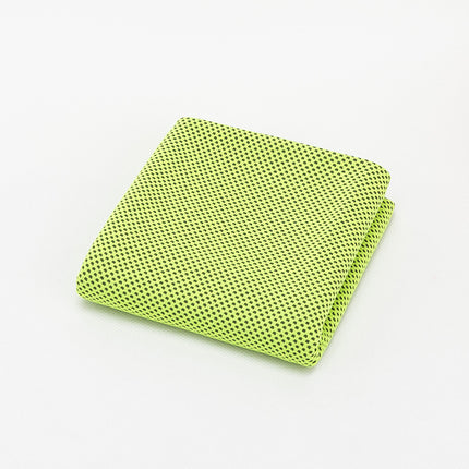 Cooling Sports Towel Microfibe Light green 30x100cm OPP bag towel