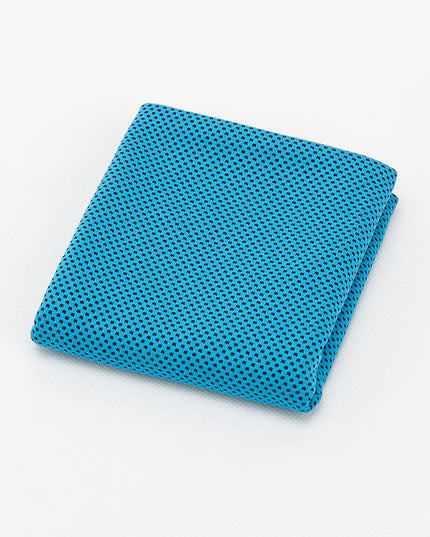 Cooling Sports Towel Microfibe Sky blue 30x100cm OPP bag towel