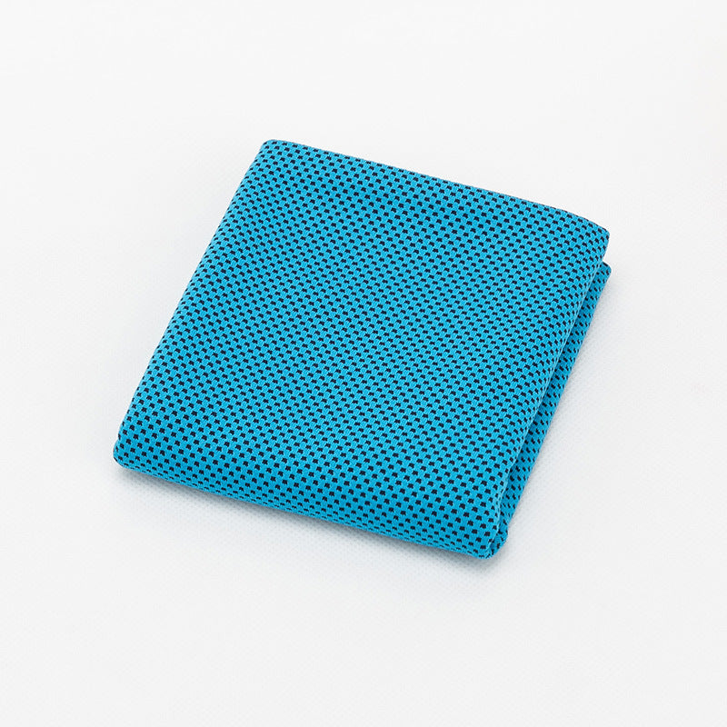Cooling Sports Towel Microfibe Sky blue 30x100cm OPP bag towel