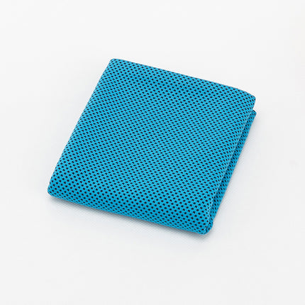 Cooling Sports Towel Microfibe Sky blue 30x100cm OPP bag towel