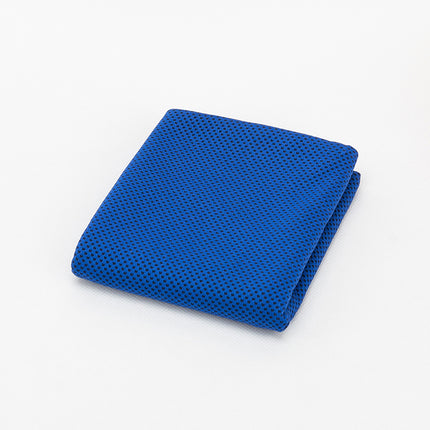 Cooling Sports Towel Microfibe Royal blue 30x100cm OPP bag towel
